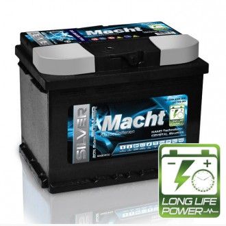 MACHT SILVER POWER 12V 65 Ah (640 A  242x175x190) 25874