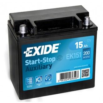  Baterii auto Exide Start-Stop Auxiliara EK151 15Ah 200A (pt. Mercedes)