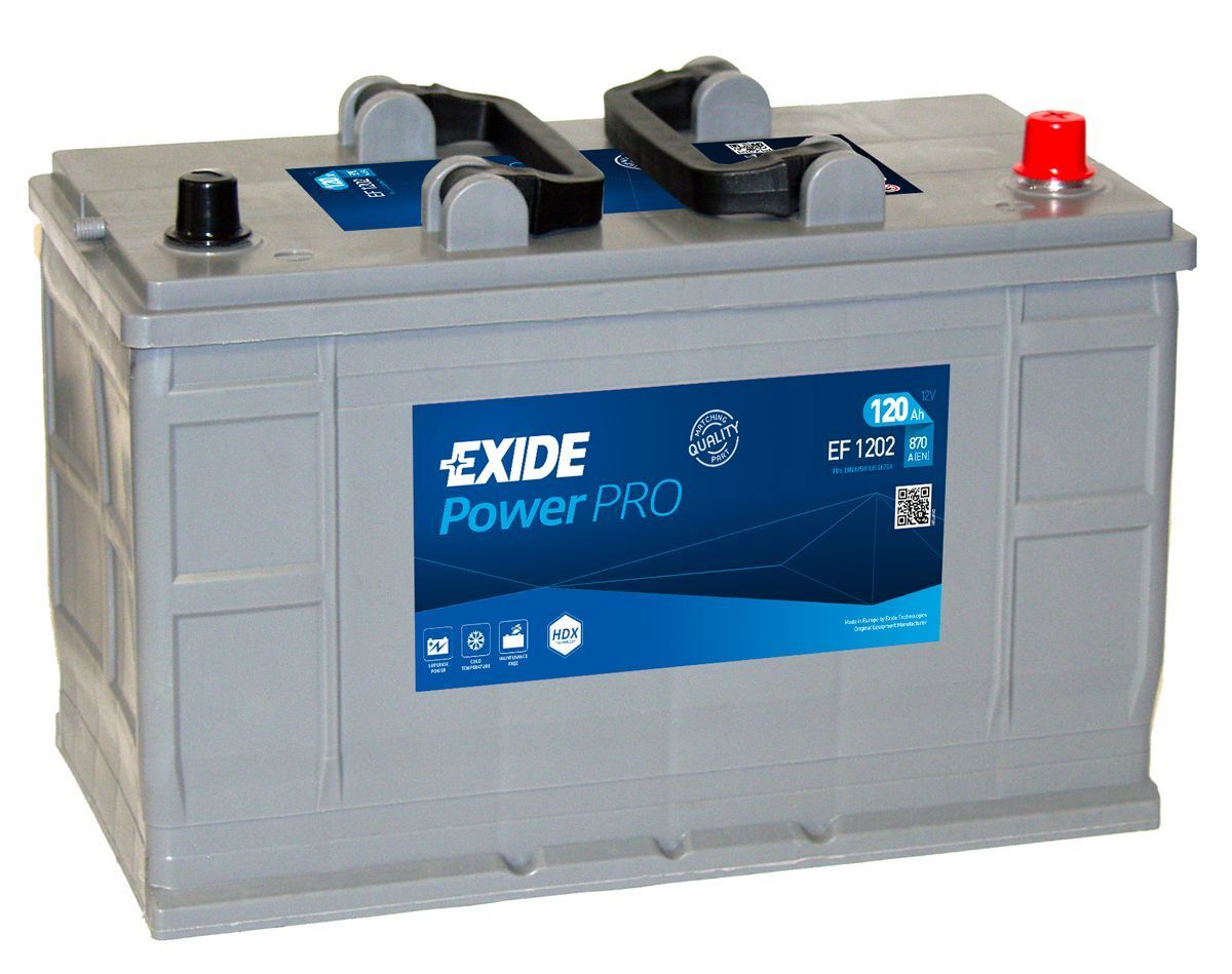 Baterii auto EXIDE 120 Ah 349x175x235 mm