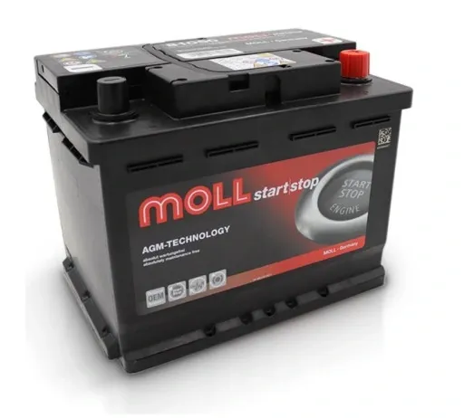 Baterie Auto MOLL Start Stop plus 60 Ah AGM (gel)