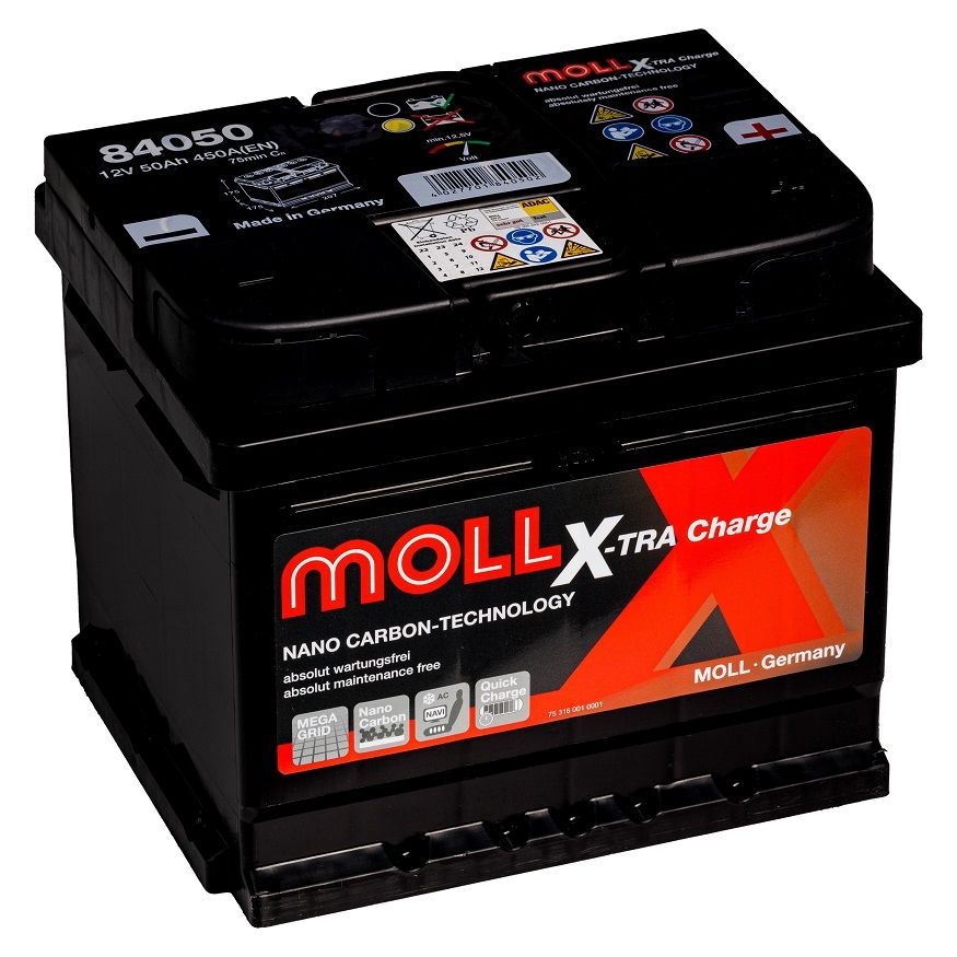 Baterii Auto MOLL X-tra Charge 50 Ah