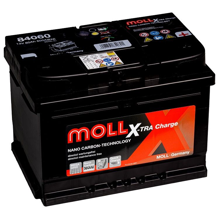 Baterie Auto MOLL X-tra Charge 60 Ah
