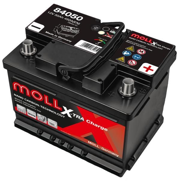 Baterii Auto MOLL X-tra Charge 50 Ah