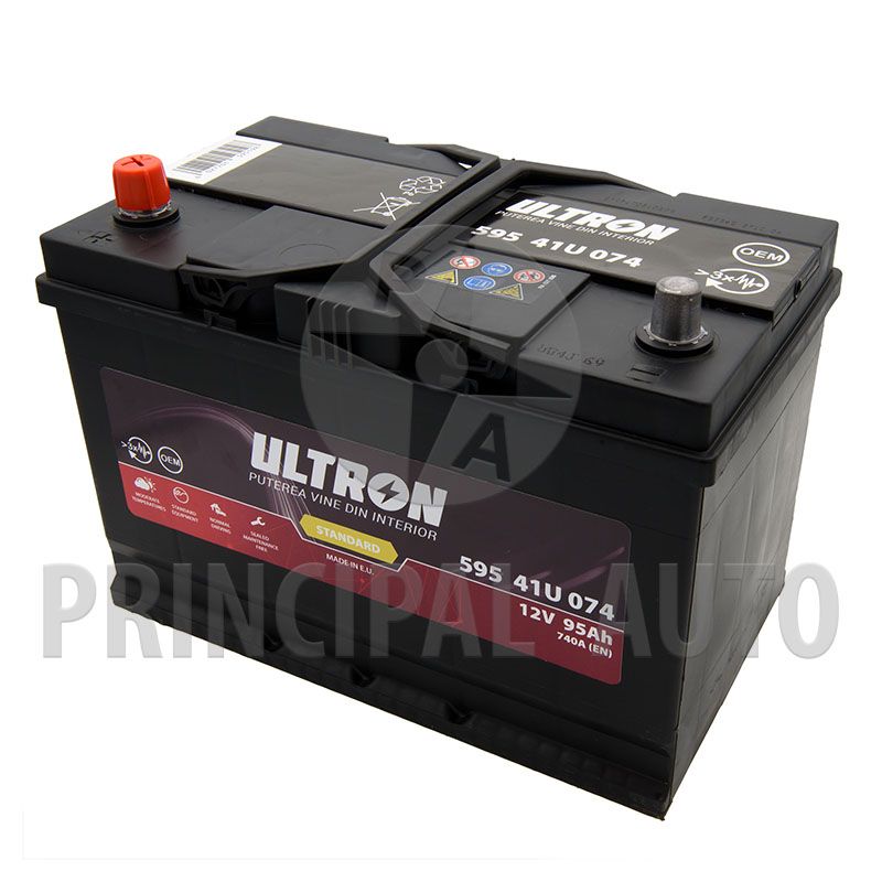 Baterii auto ULTRON STANDARD 95 Ah ASIATICA 303X175X227 mm + ST