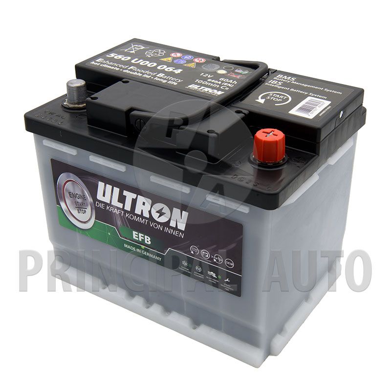 Baterie auto ULTRON Start Stop EFB 60 Ah 242x175x190 mm
