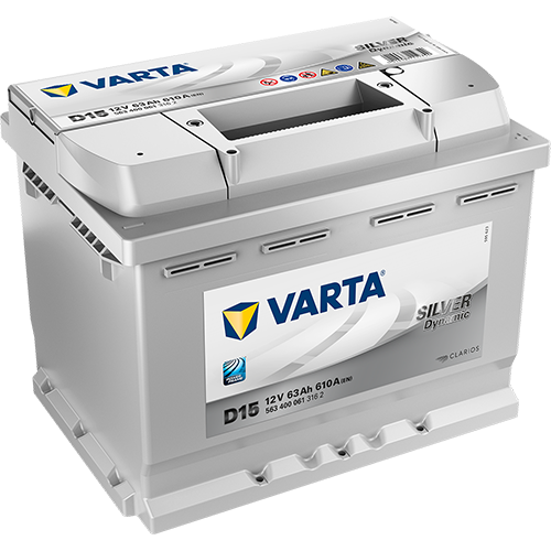 Baterie Auto VARTA Silver Dynamic 63 Ah dim: 242 x 175 x 190 mm
