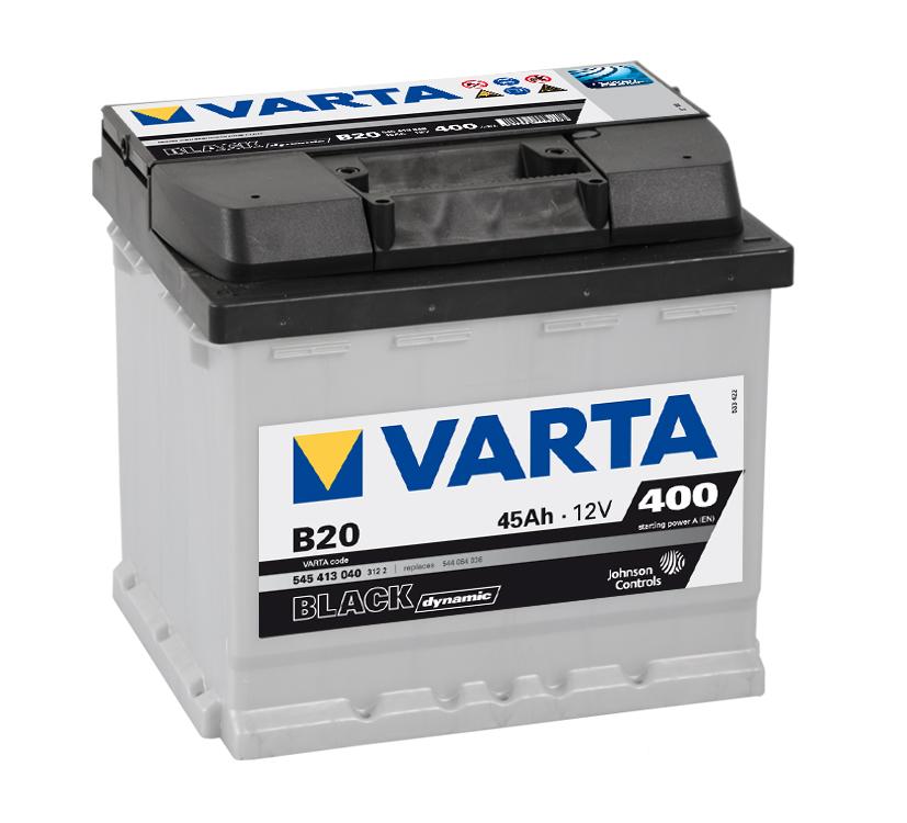 Baterii Auto VARTA Black Dynamic 45 Ah borna inversa