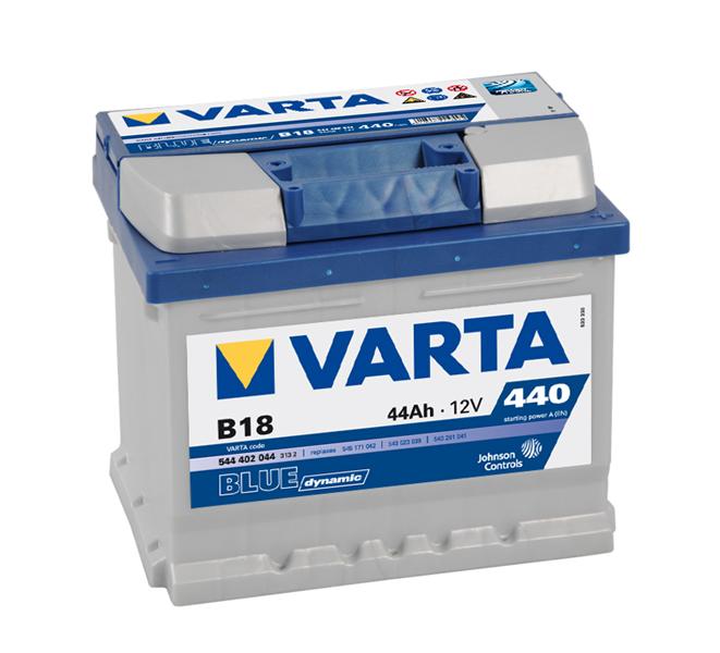 Baterii Auto VARTA Blue Dynamic 44 Ah inaltime 175 mm