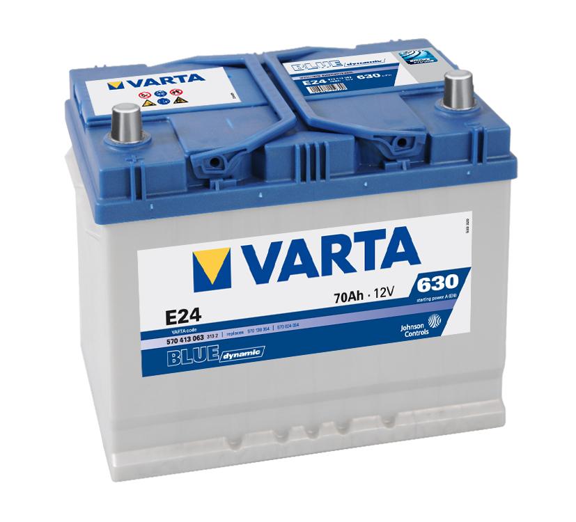 Baterii Auto VARTA Blue Dynamic 70 Ah tip asiatic borna inversa