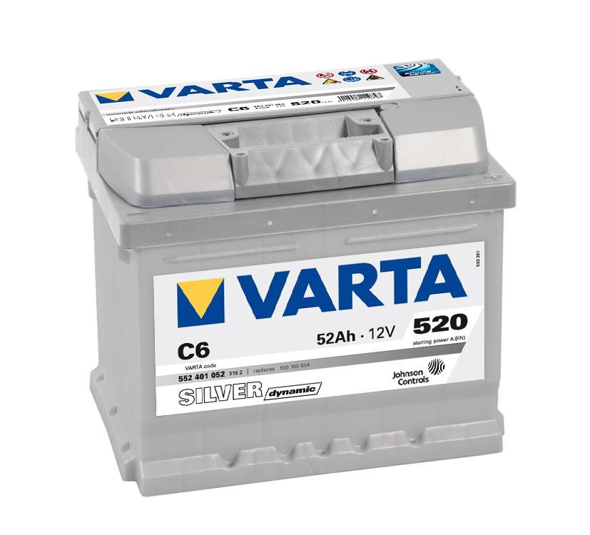 Baterii Auto VARTA Silver Dynamic 52 Ah
