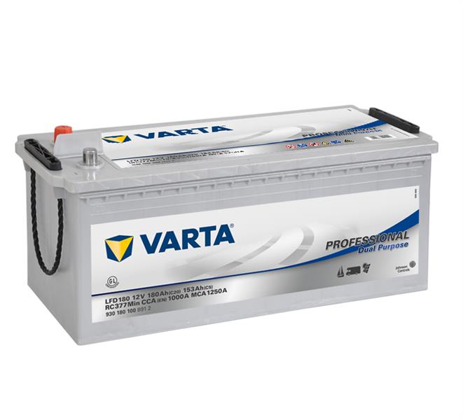 VARTA Professional Dual Purpose 180 Ah, dim: 513x223x223 mm