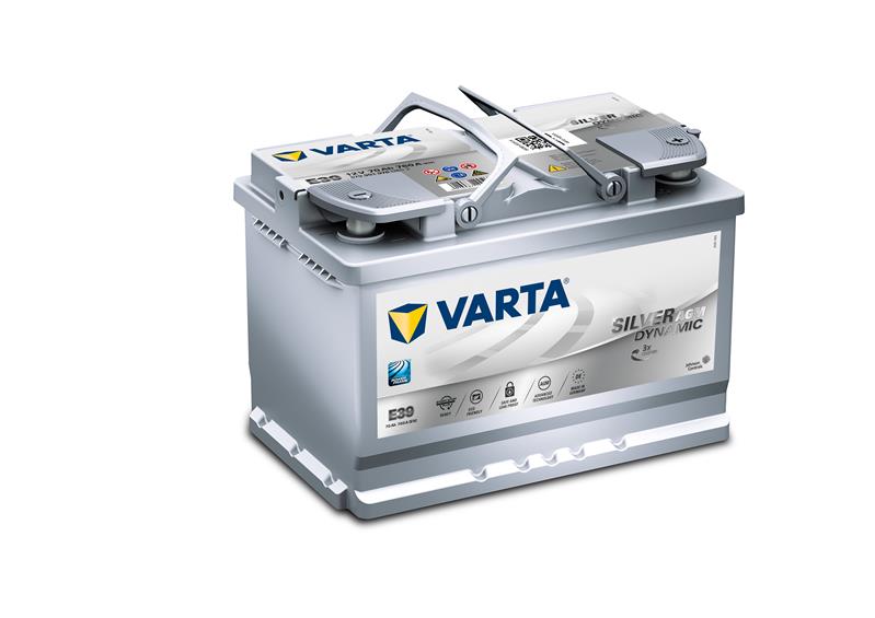 Baterie auto VARTA Start Stop AGM (gel) 70 Ah, dim: 278x175x190