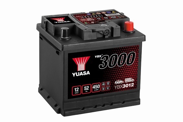 YUASA 3000 52Ah 450A (207x175x190) YBX3012