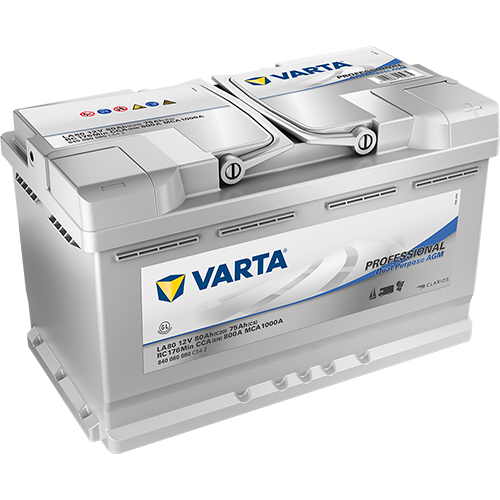 VARTA Professional Dual Purpose AGM Gel 80 Ah, dim: 315x175x190 mm