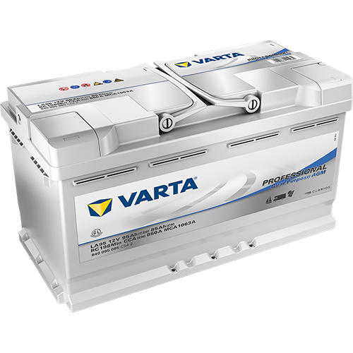 VARTA Professional Dual Purpose AGM Gel 95 Ah, dim: 353x175x190 mm